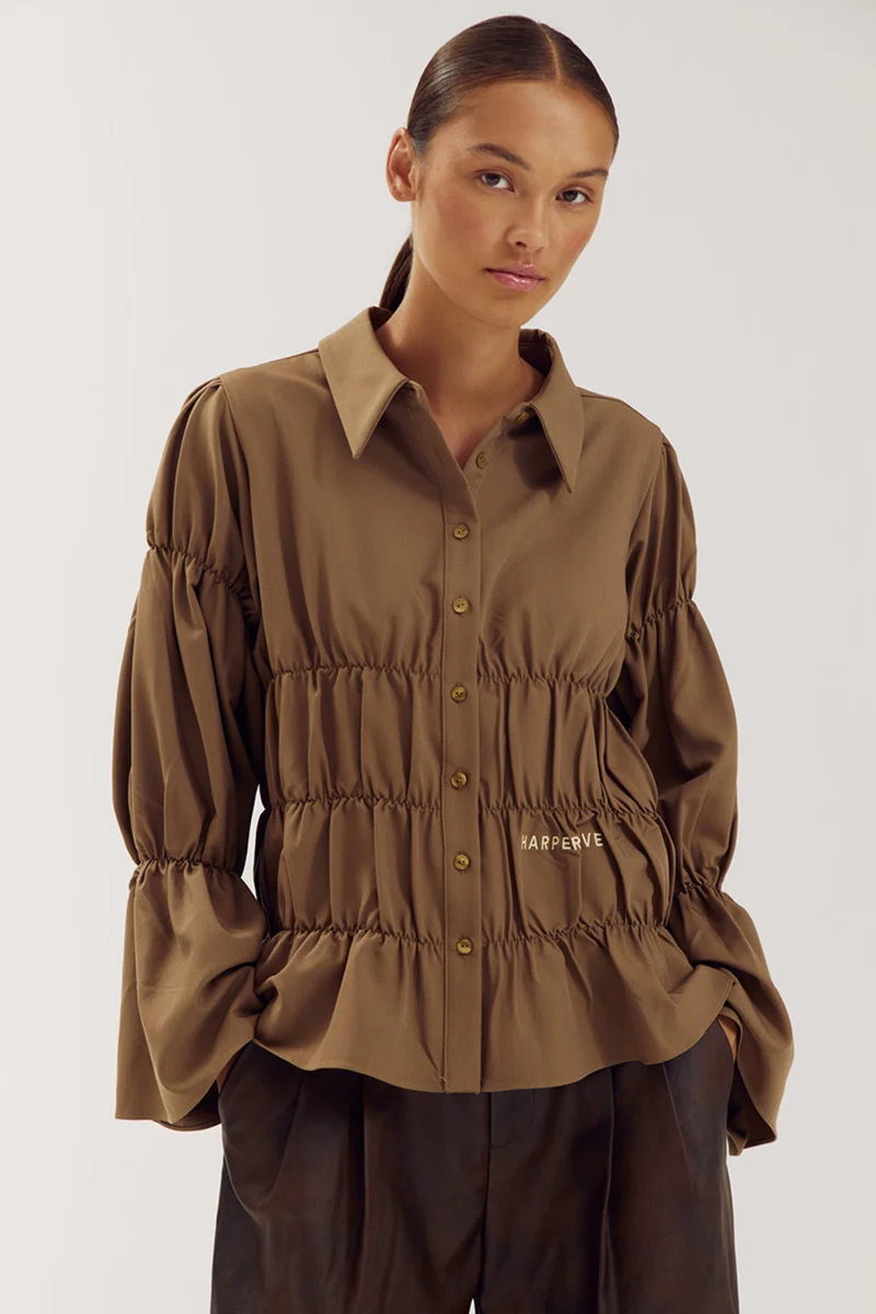 Blouse Senna Muddy Taupe AW6P606