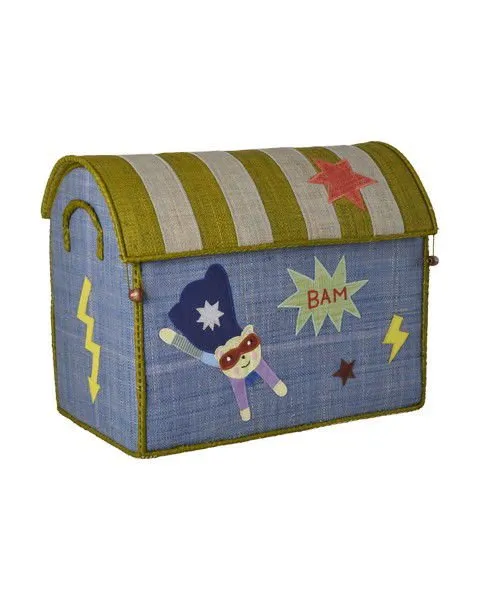 Opbergmand - Thema Hero - Blauw - Medium