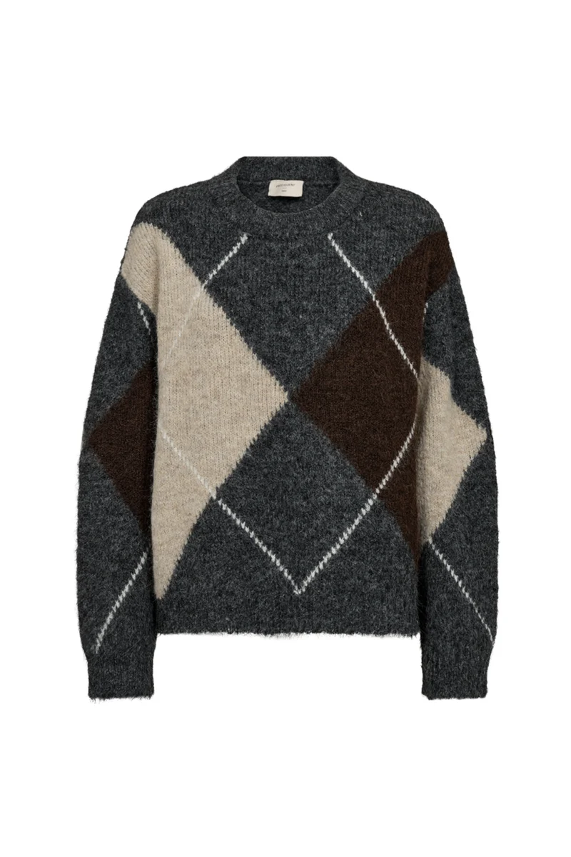 Trui Fqgrslulu Dark Grey Oyster Grey 211714