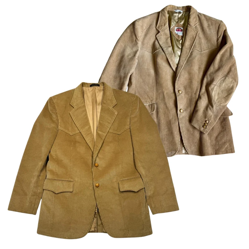 50x CORDUROY WOOD BUTTON BLAZERS