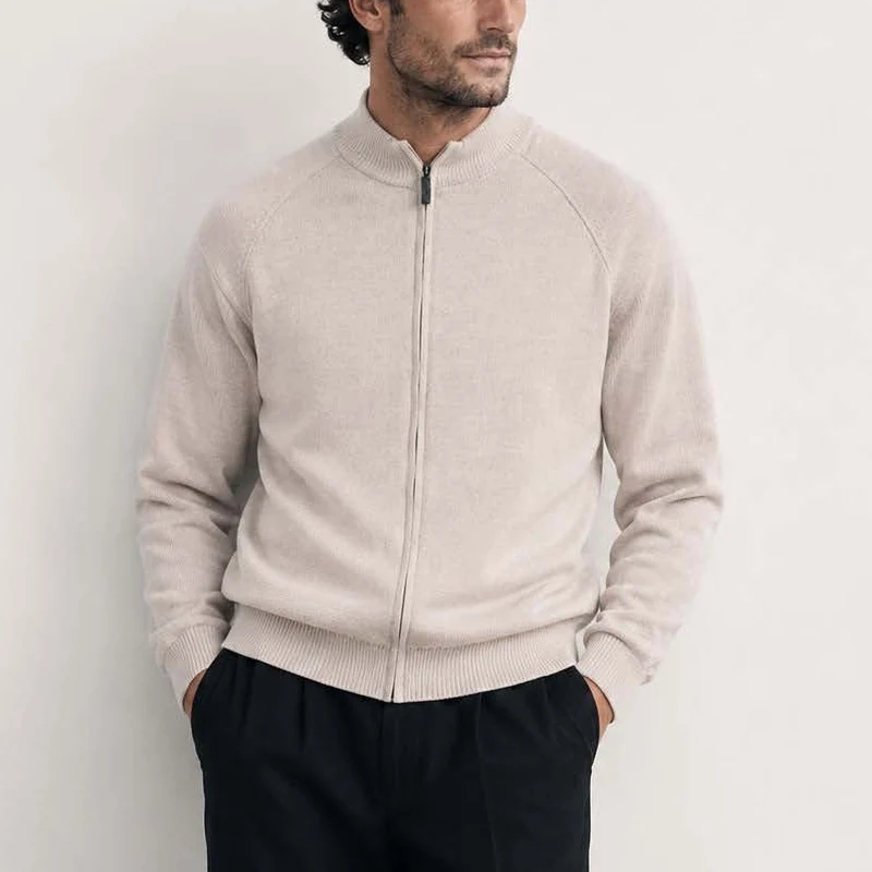 NIELS | Vest 100% Merino Beige