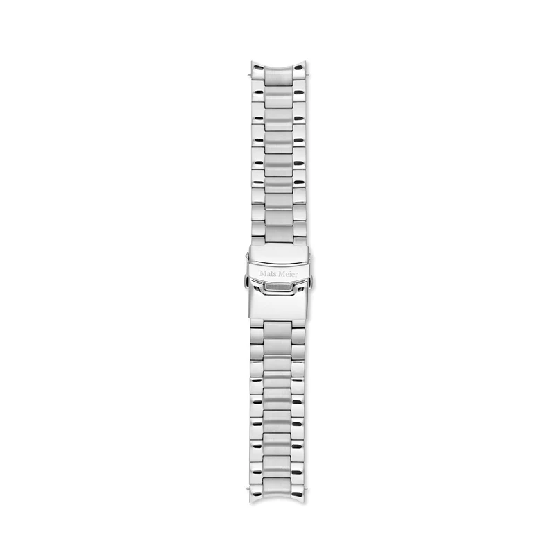 Mats Meier Strap 22mm Zilverkleurig MM40001