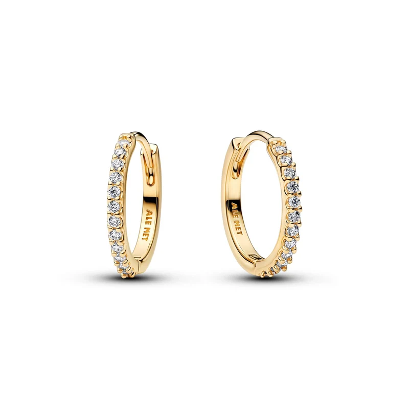 Pandora Timeless Verguld Sprankelende Mini Hoop Oorbellen 264649C01