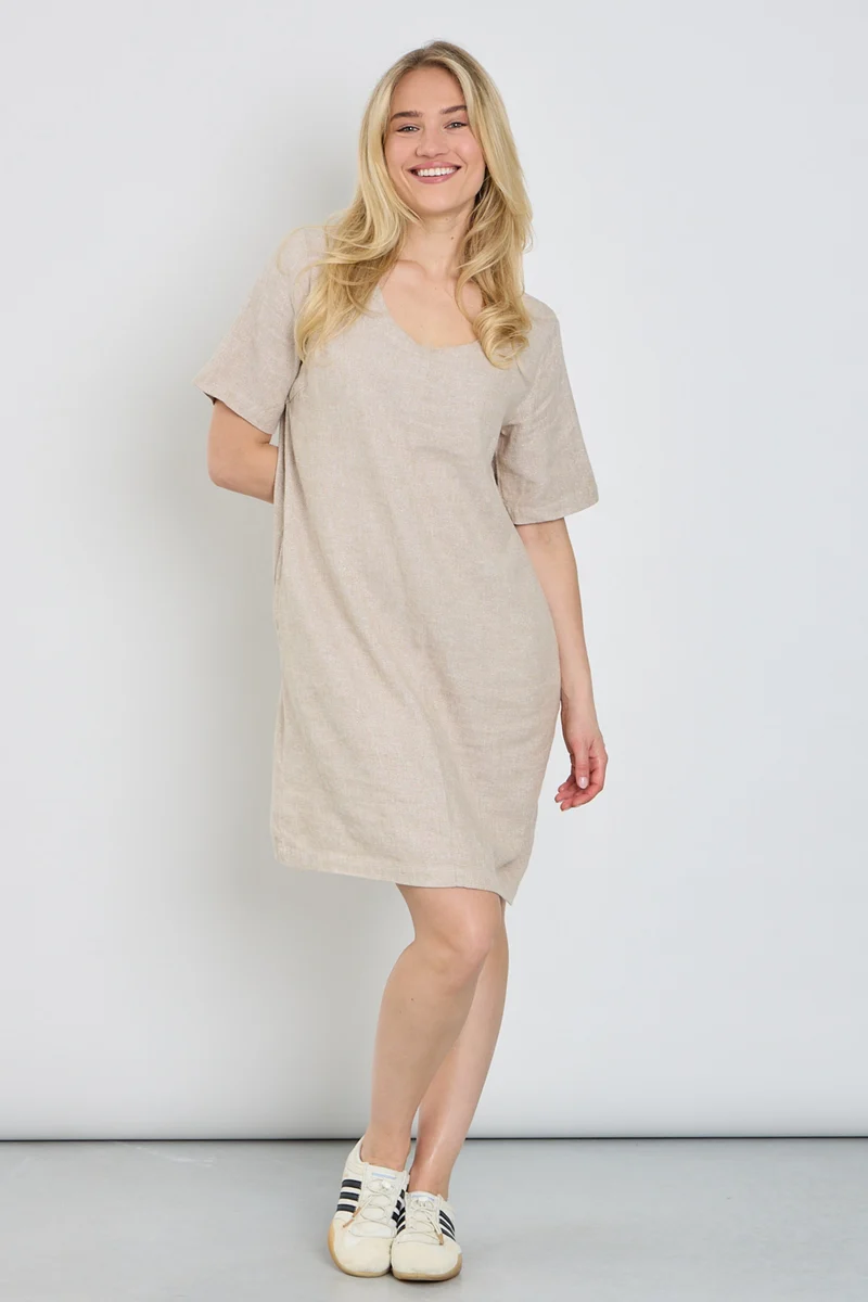 Jurk Fqlavasi Sand Melange Silver 208144