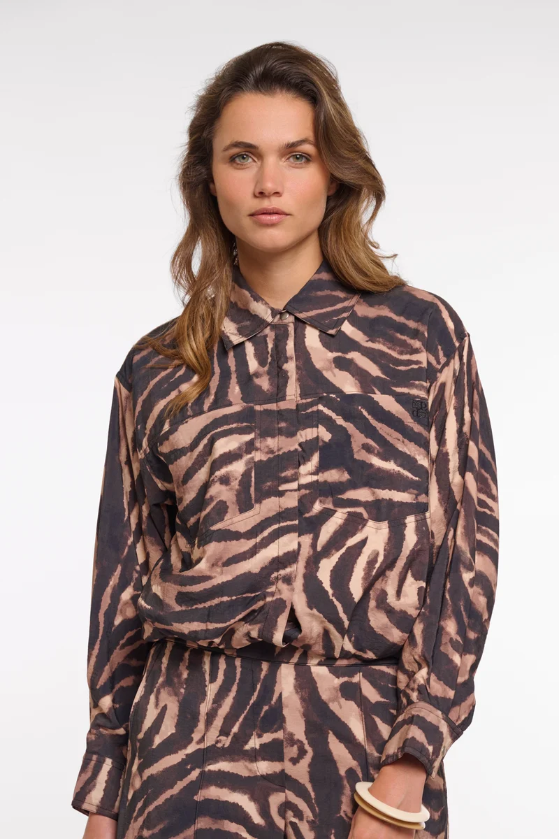 Jacket Auda Brown Zebra
