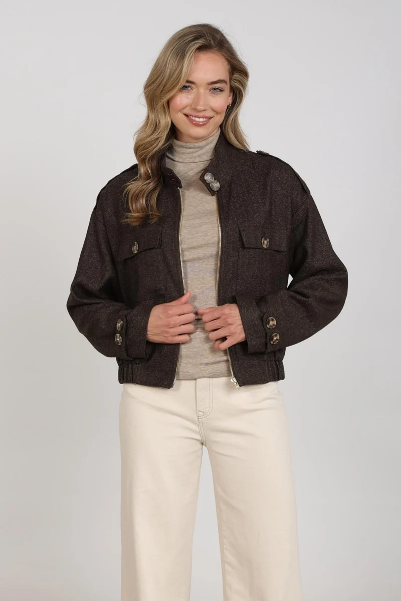 Jacket Hope Chocolate NKF13158