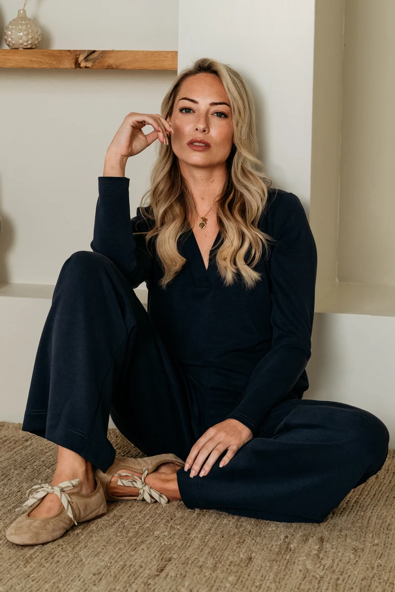 Broek Dawn Dark Blue PA381