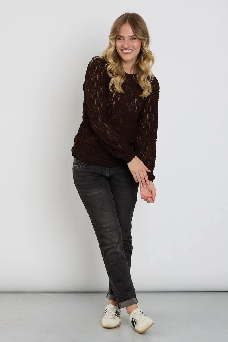 Broek Relax Overdye Brown Tinted SRB5167 L31