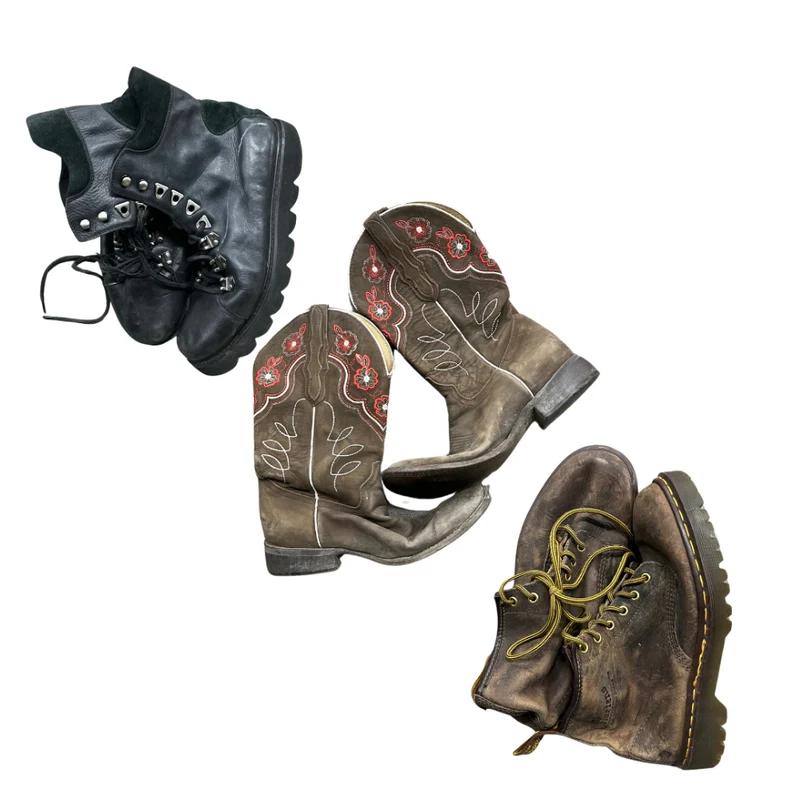 50x LEATHER BOOTS/SHOES
