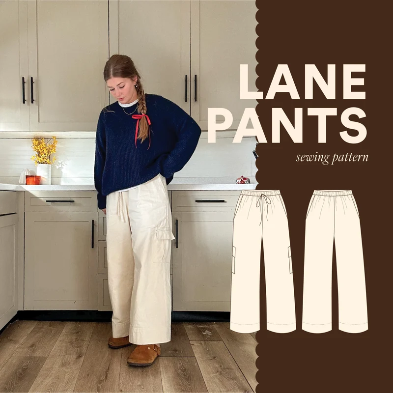 Lane Pants Pattern - PDF Pattern
