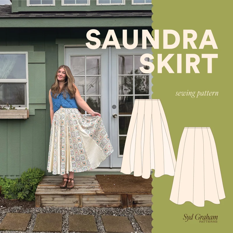 Saundra Skirt Pattern - PDF Pattern