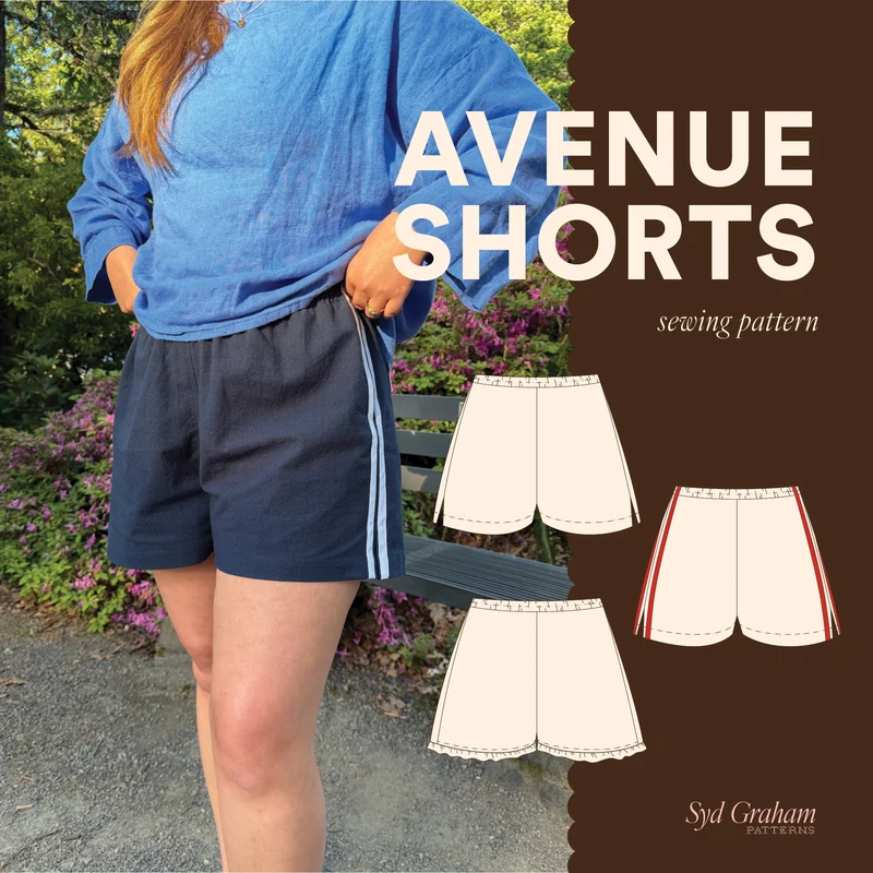 Avenue Shorts Pattern - PDF Pattern