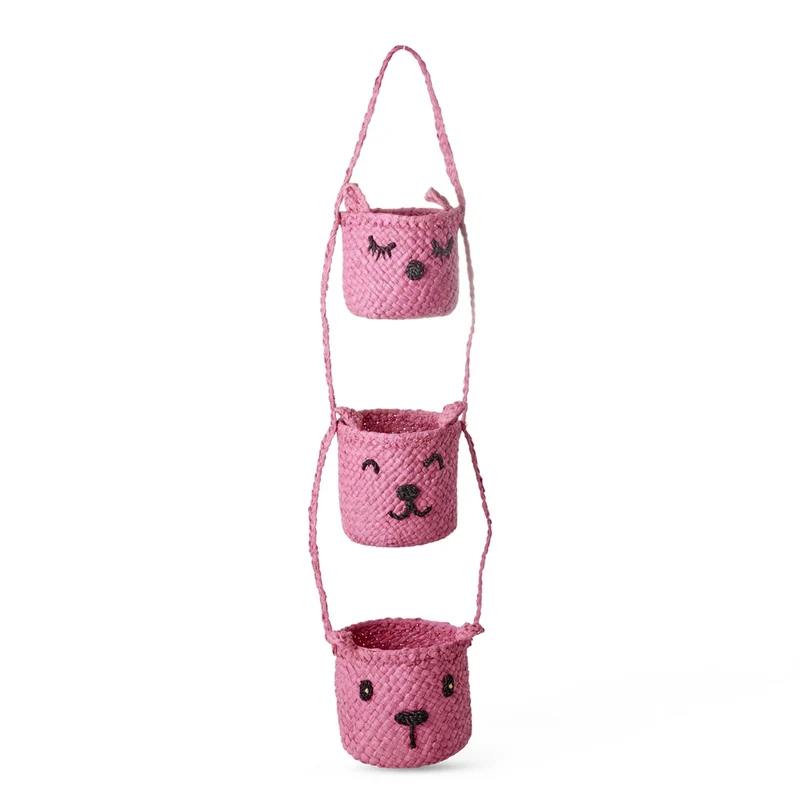 Opberger - 3-laags Hanger - Roze