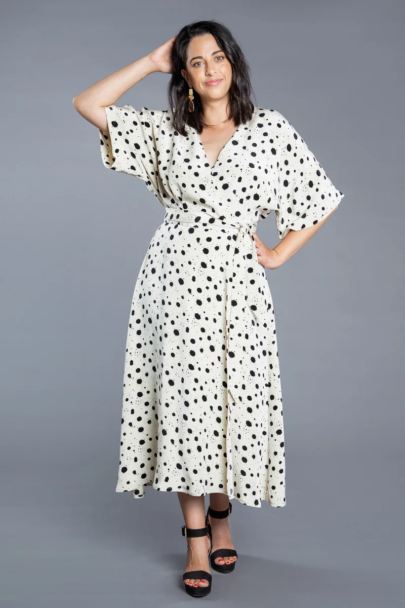 Elodie Wrap Dress Pattern - PDF Pattern