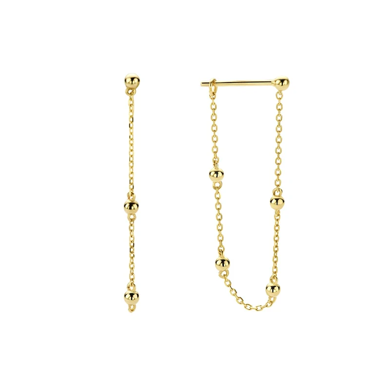 Jackie Gold 14K Golden Ear Studs JKE22.261