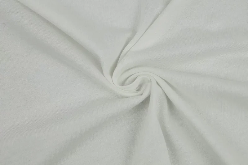 Cotton Modal Slub Knit Ivory Drift