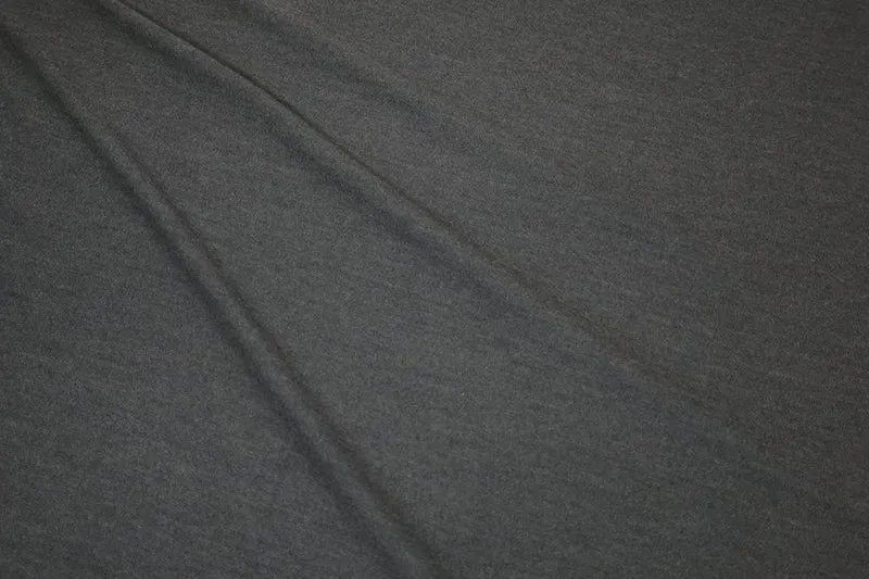 Wool Jersey Knit Solid Pebble