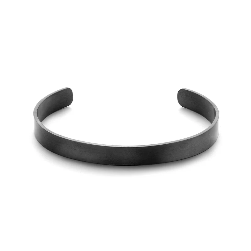 Mats Meier Annecy zwarte stalen armband MM320018