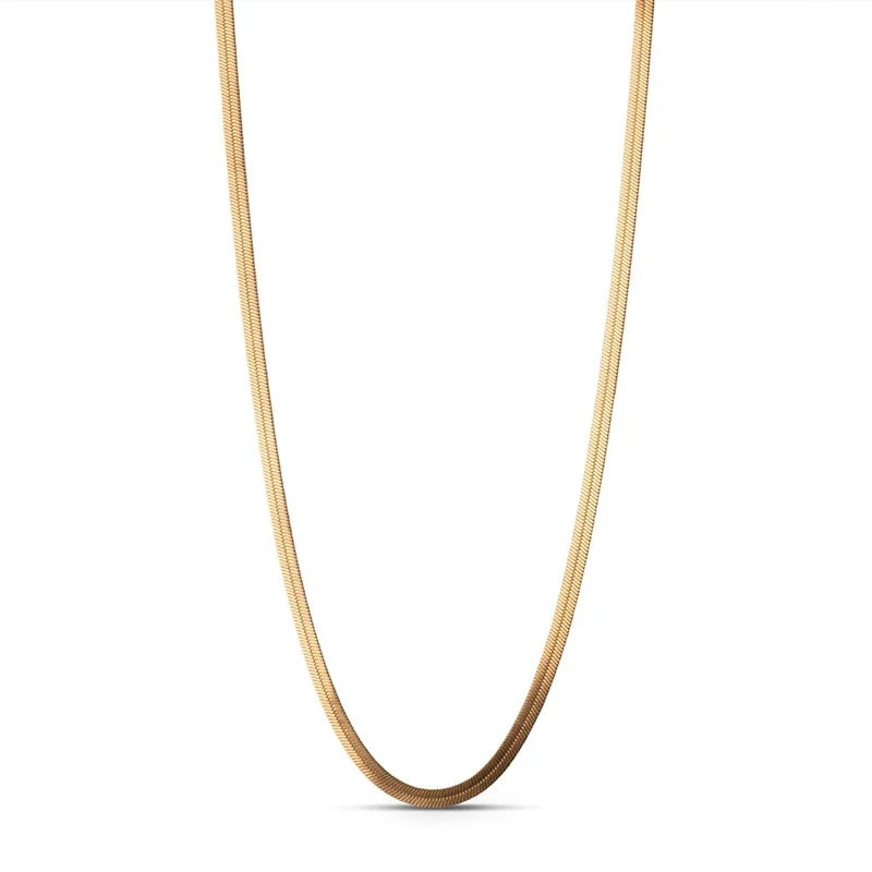 ENAMEL Copenhagen Caroline 925 Sterling Zilveren Ketting Gold Plated N60G