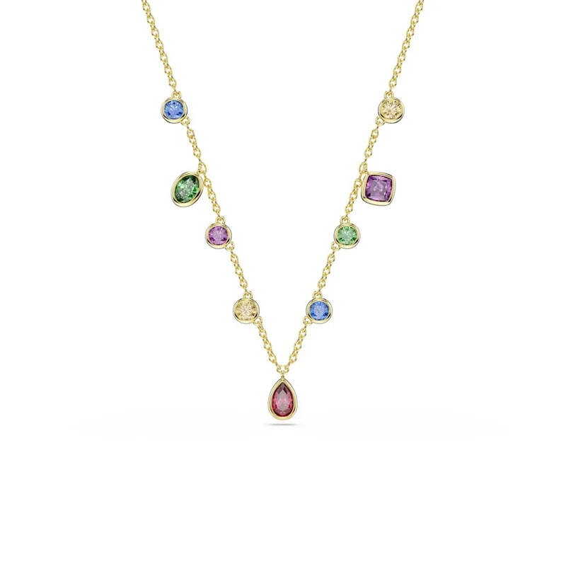 Swarovski Imber Organic Goudkleurige Multicolour Ketting 5753274