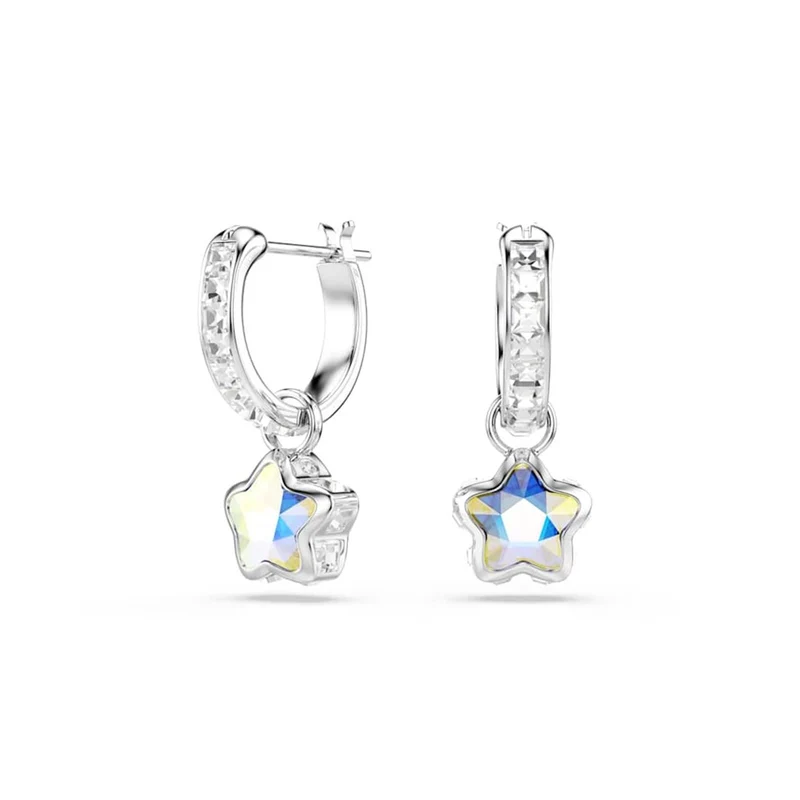 Swarovski Chroma Stars Zilverkleurige Oorbellen 5754172