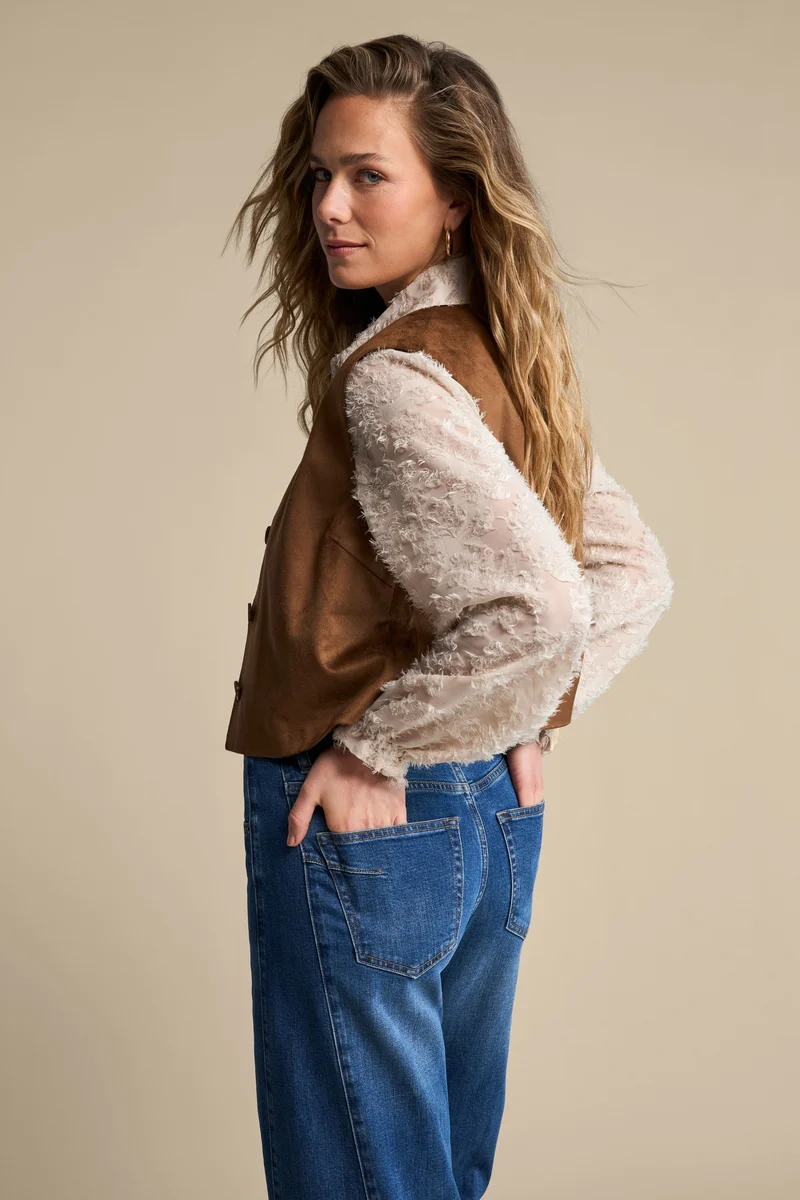 Blouse Fringes Stone SRB5010