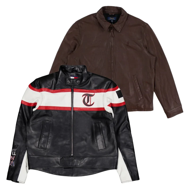 15x BRANDED LEATHER JACKETS