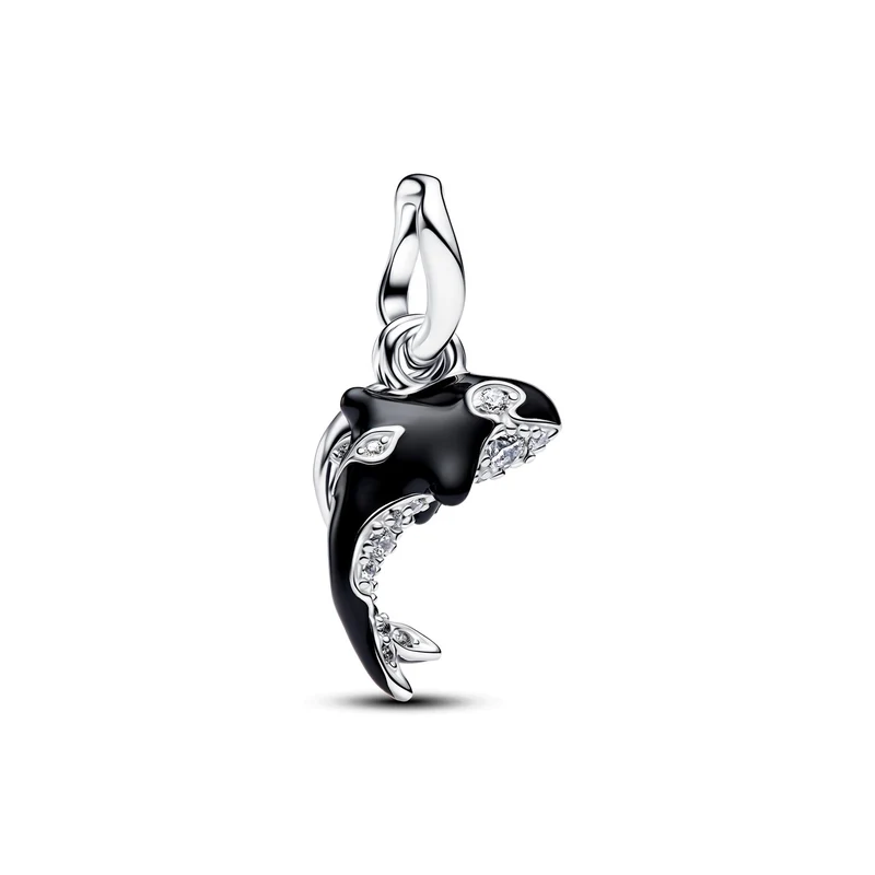 Pandora Moments Enamel Cubic Zirconia Orka Hangende Bedel 794683C01
