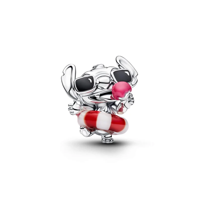 Pandora Disney Murano Glass and Enamel Disney Stitch Zomer Bedel 794642C01