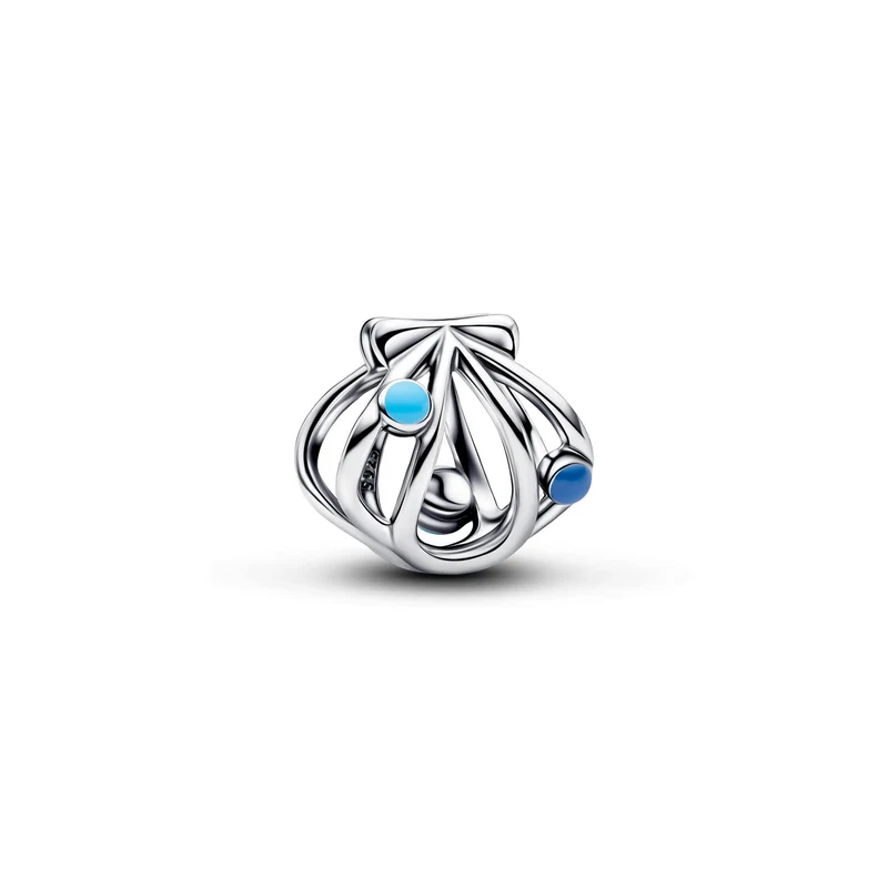 Pandora Moments Enamel Opengewerkte Schelp Bedel 794695C01