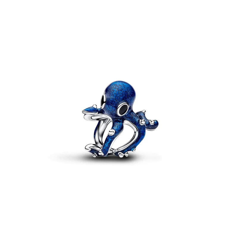 Pandora Moments Enamel Blue Octopus Bedel 794706C01