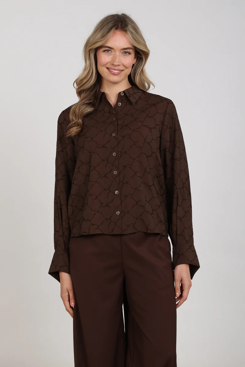 Blouse Alice Chocolate NKF02123