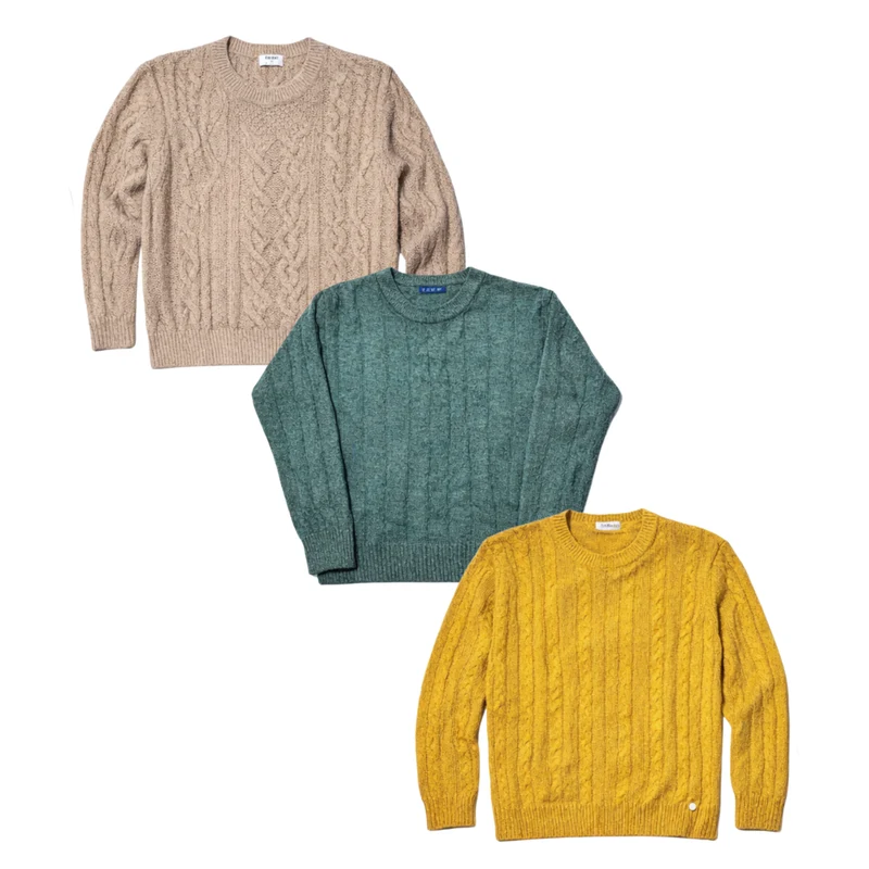 100x CABLE KNIT SWEATERS