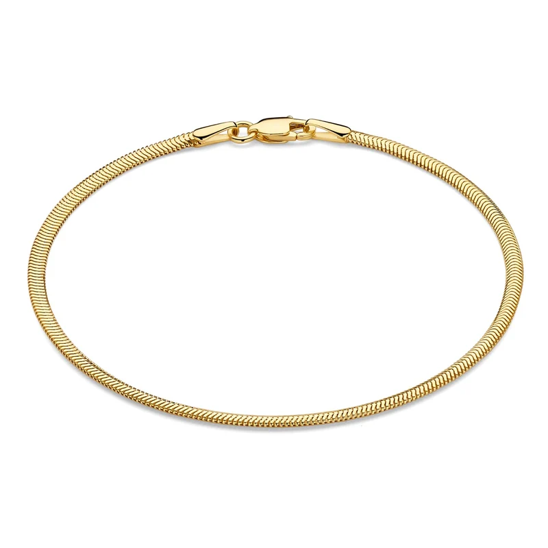Isabel Bernard Aidee Leontine 14 Karaat Gouden Snake Armband IB320155