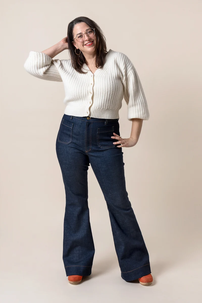 Jude Flare Jeans Pattern - PDF Pattern