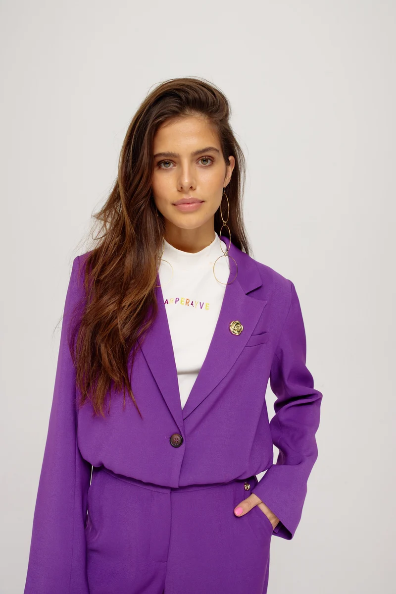 Blazer frederique deep violet SS25N206