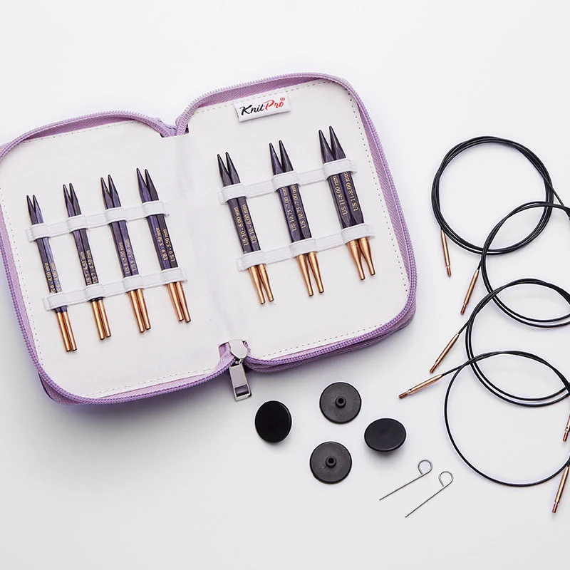 knit pro ik hou cubics speciale luxe set (9cm)