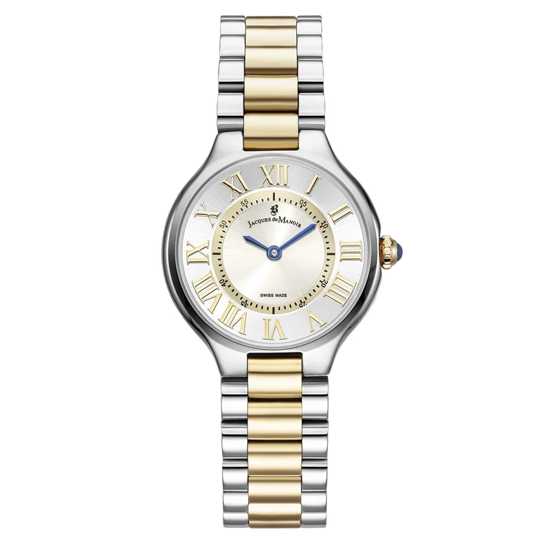 Jacques du Manoir Celine Zilver- en Goudkleurig Dameshorloge JWL06002