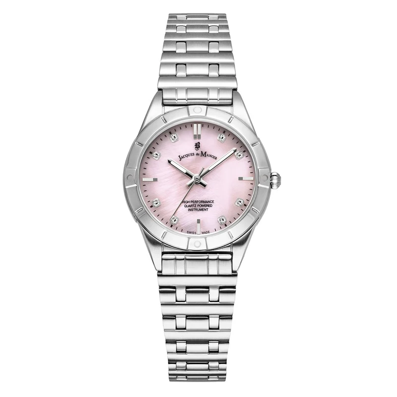 Jacques du Manoir Leonie Zilverkleurig Dameshorloge JWL05902