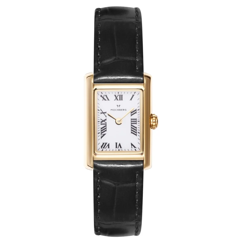 Mockberg Timeless Black Leather Women's Watch MB0245