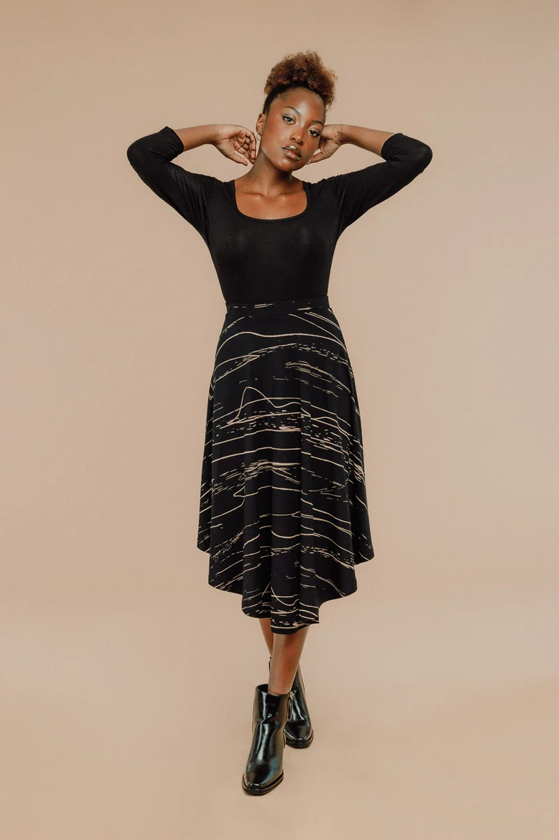 Orage Dress, Top + Skirt Pattern - PDF Pattern