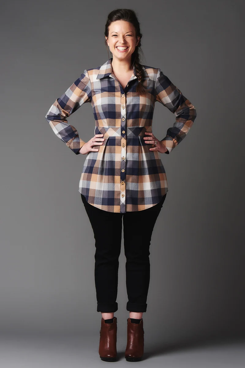 Bruyère Shirt Pattern - PDF Pattern
