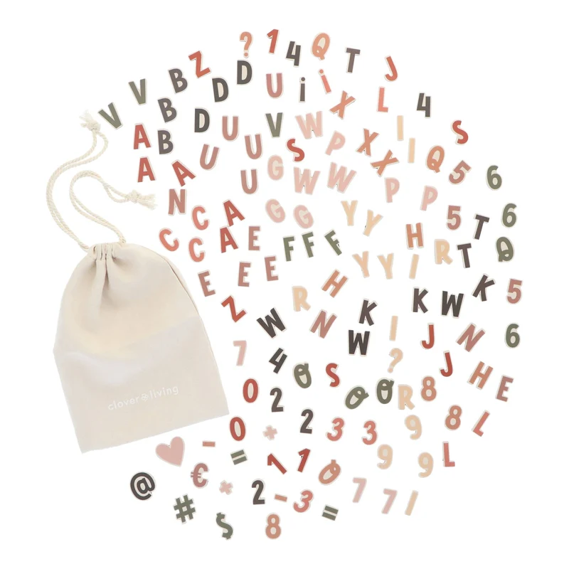 Magnetische Stickers Letters & Getallen
