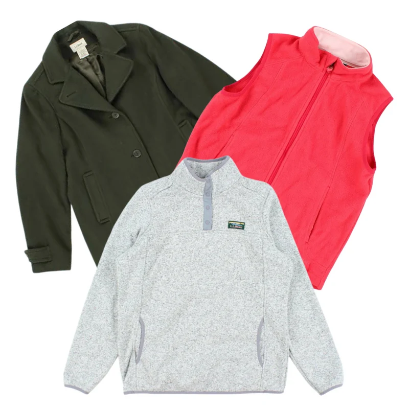 50x LL BEAN FLEECE/JACKET MIX