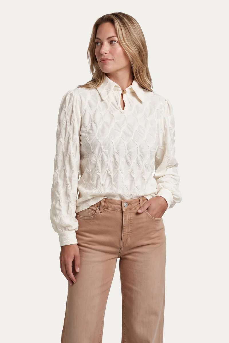 Top Lucasta Wool White