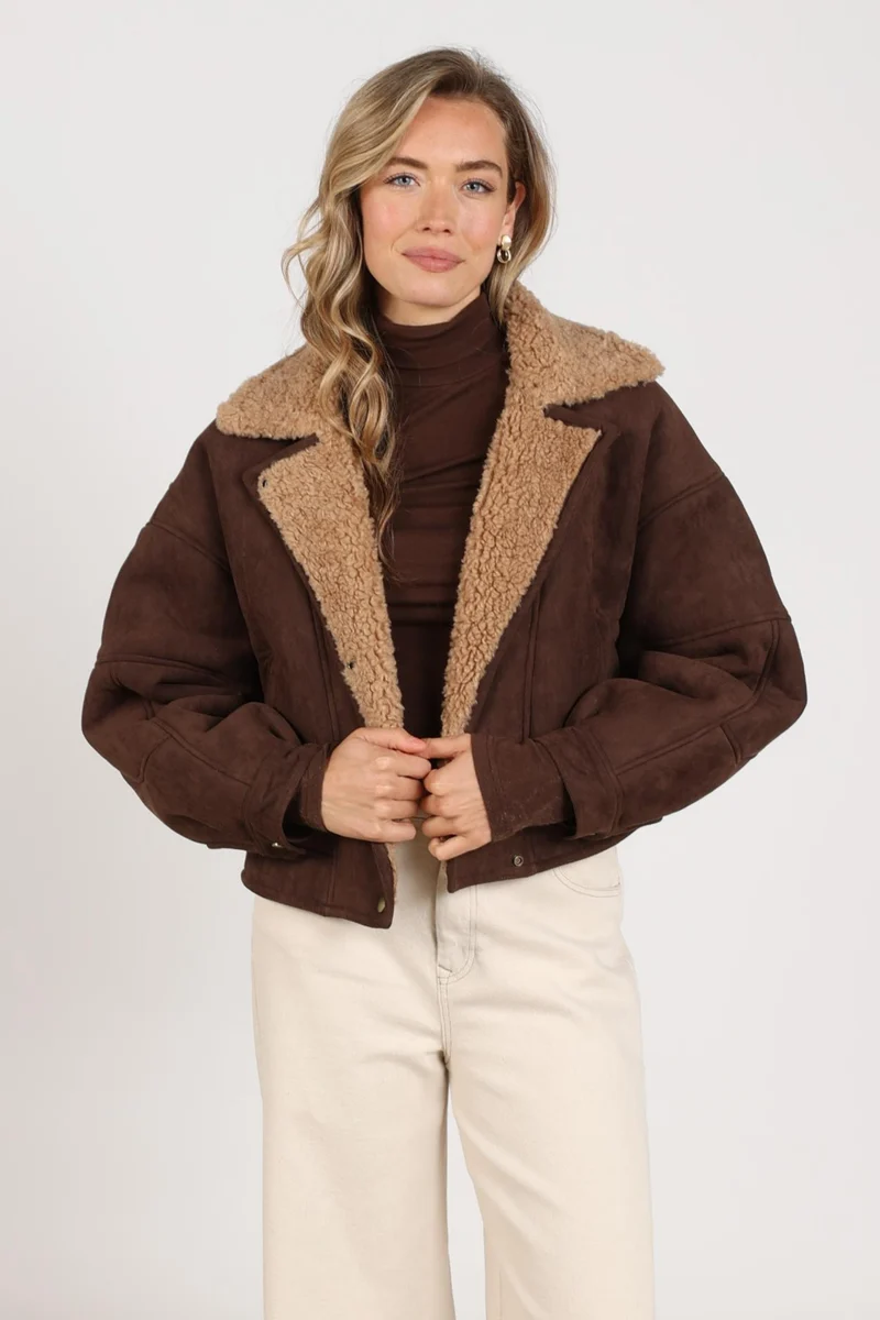 Jacket Evita Chocolate NKF13154