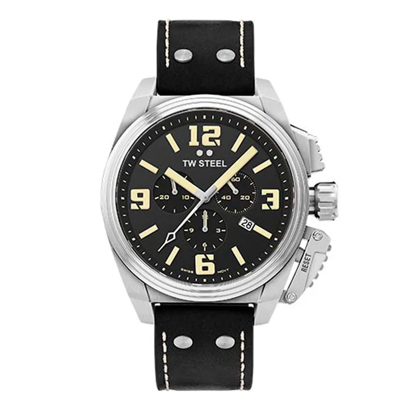TW Steel Canteen Zwart Heren Horloge 2002-TW1011