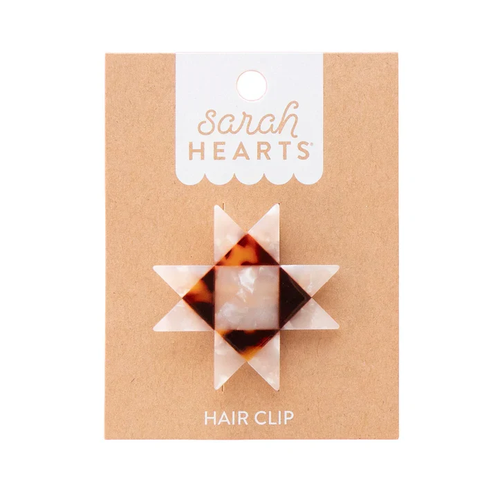 Sawtooth Star Hair Clip