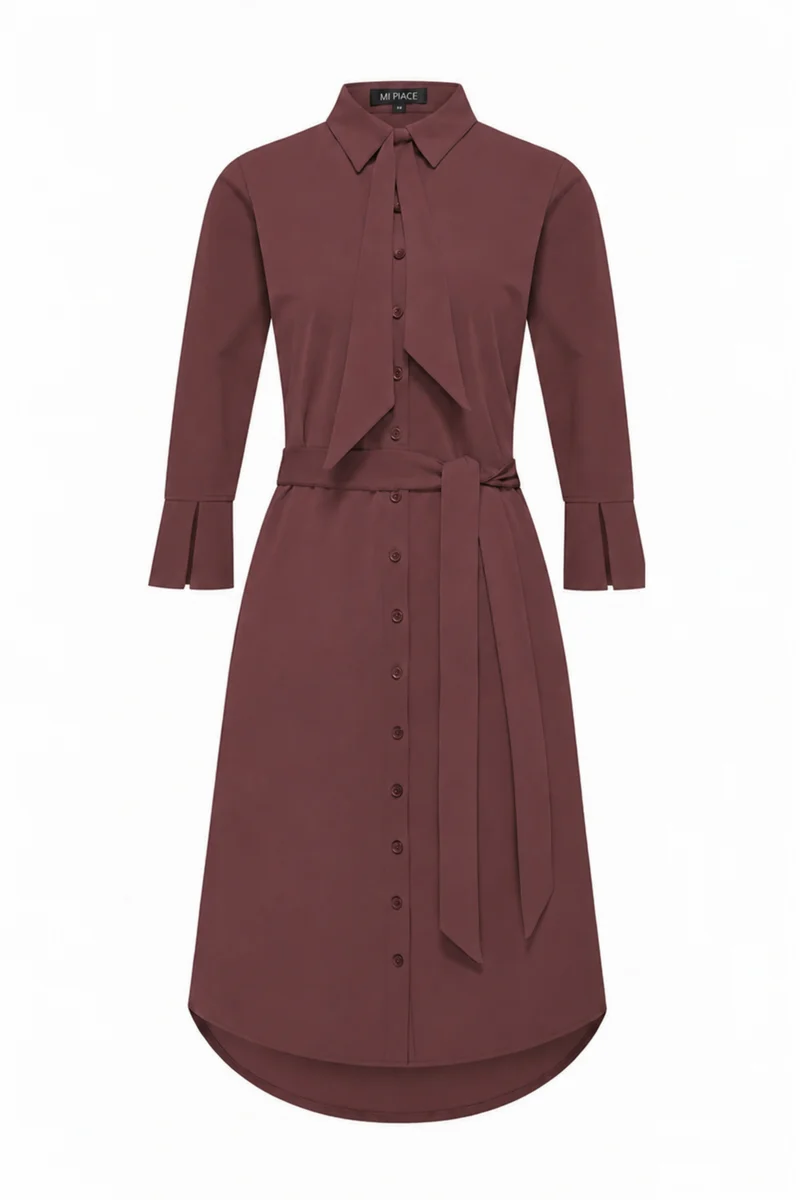 Travel Jurk Bow Mahogany 202708