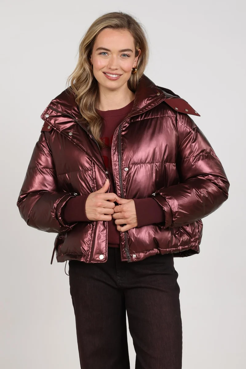 Jacket Melodi Metallic Cherry NKF12008